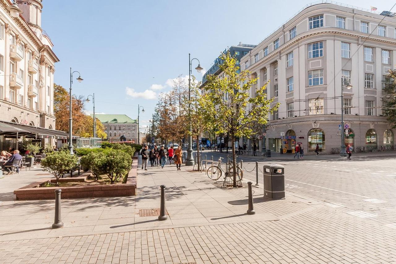 Central Apartment In Gedimino Av By Urban Rent VNO Kültér fotó